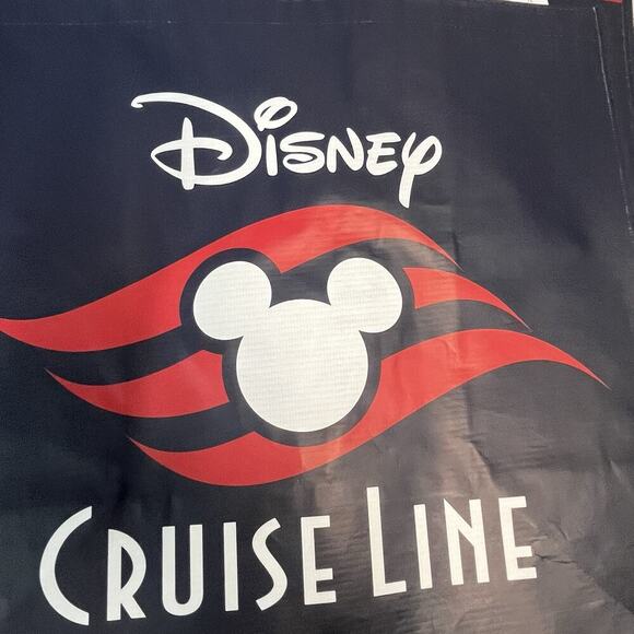 Set of 4 Disney Cruise Line Large Reusable Shopping Tote Bags 18"x17" (#1 Mickey - Picture 2 of 7